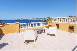 Penthouse in first sea line in Santa Ponsa