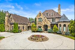 Lavish Lakefront Brick and Stone Estate Overlooking the 18th Fairway