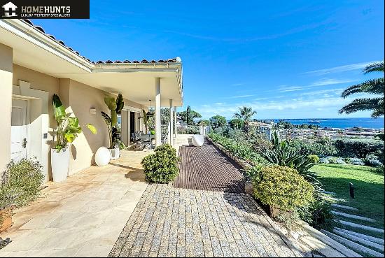 CANNES CROIX DES GARDES - VILLA OF 245 SQM FOR SALE - SUPERB SEA VIEW- SWIMMING POOL - GAR