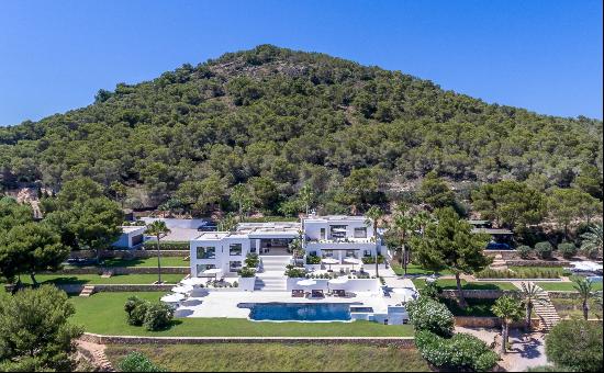 Ibiza's Iconic Luxury Villa in Cap Martinet, with Breathtaking Sea Views.