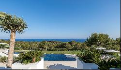 Ibiza's Iconic Luxury Villa in Cap Martinet, with Breathtaking Sea Views.