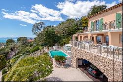 Charming property overlooking the villefranche bay