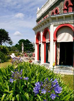 Stunning Villa built in an arabic style overlooking the sea at St Quay Portrieux