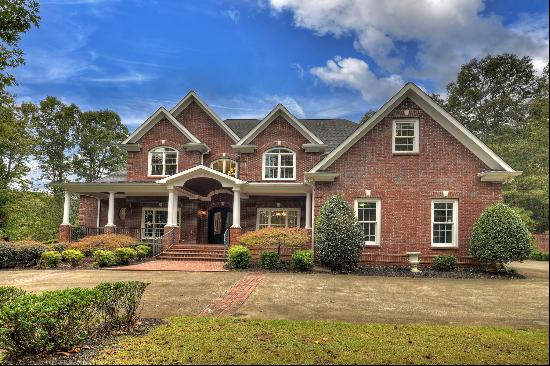 Charming Traditional All-Brick Estate on Six Private Acres