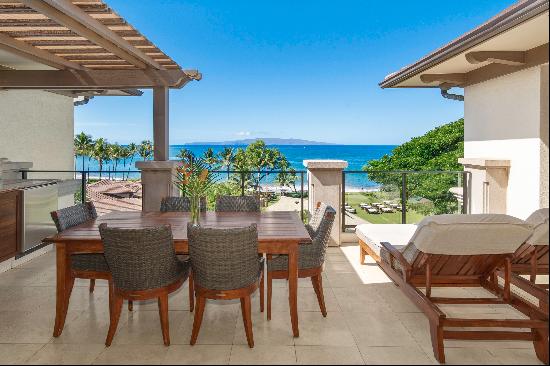 Epitome of luxury living at your penthouse Wailea oceanfront villa