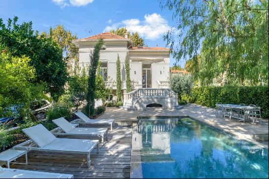 Rare Belle epoque villa in Le Cannet's prestigious Jardin Tivoli neighborhood