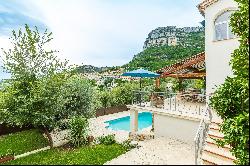 Charming house with pool and magnificent views, 30 minutes from Nice airport