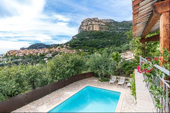 Charming house with pool and magnificent views, 30 minutes from Nice airport