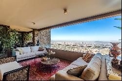 Incredible furnished apartment for rent with spectacular views of all of Santiag