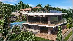 Provencal villa with village view and construction project