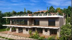 Provencal villa with village view and construction project