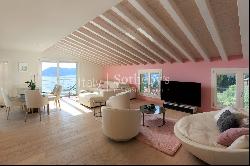 Two-story penthouse with sea view in Lerici