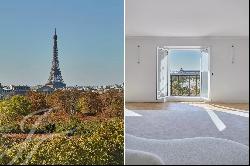 Stunning views of Tuileries gardens and Paris monuments