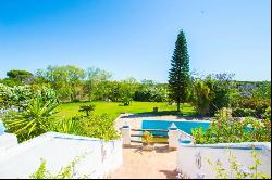 Typical Algarvian villa is located on a large plot