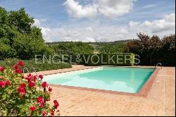 Typical Tuscan farmhouse with swimming pool