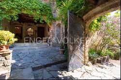 Beautiful farmhouse with olive trees