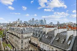 PARIS 16 - ATELIER ARTISTE ET TERRASSE EN DERNIER ETAGE - VUES DEGAGEES