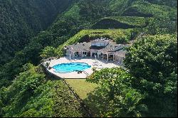 Tahiti - Punaauia - Luxury villa with a spectacular sea and mountains views