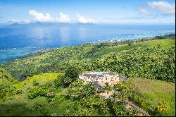 Tahiti - Punaauia - Luxury villa with a spectacular sea and mountains views