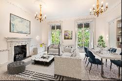 Georgian apartment located in one of London’s most exclusive garden squares