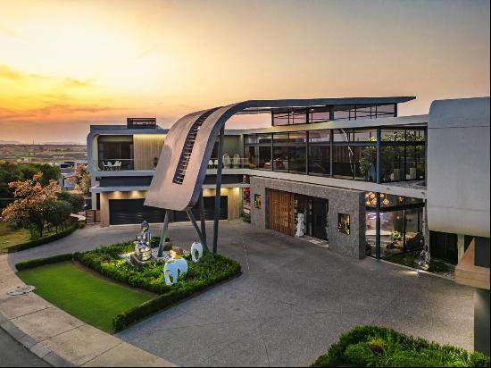 bespoke home in the prestigious Steyn City Estate