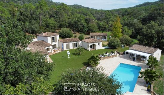 beautiful villa in a green setting with large pool