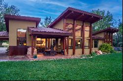 Distinctive Custom Home Situated Along Castle Creek in Castle Valley