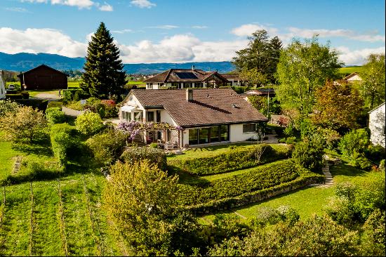 Architect-designed villa in an intimate setting 8 minutes from Morges