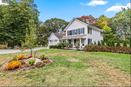 Custom-built farmhouse homestead blending classic charm and modern convenience