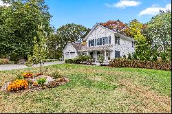 Custom-built farmhouse homestead blending classic charm and modern convenience