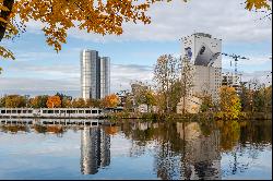 A unique apartment in Riga, with the views of the river Daugava