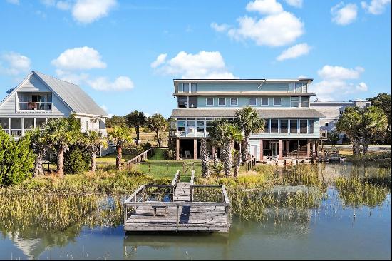 Beautiful Porch Views of Marsh & Creek on Tybee Island