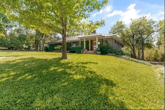 High Design Ranch Style Home Situated on Top of Hill, Close to White Rock Lake