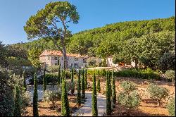 Hyères – Mas in a Wooded Park with Pool and Guesthouses