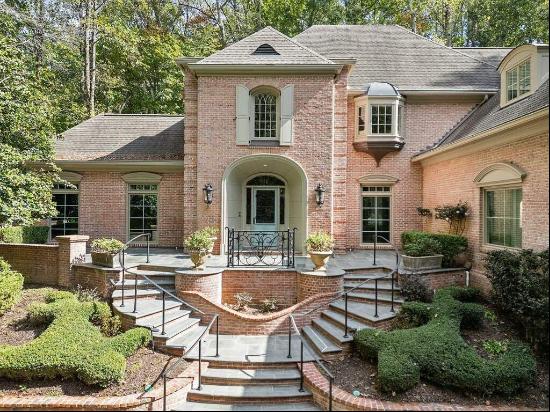 stunning brick home in Sandy Springs