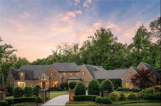 dazzling newer construction on over two private acres