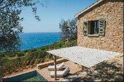 Luxury villa, panoramic sea view, swimming pool. Cargese. Corse-du-sud