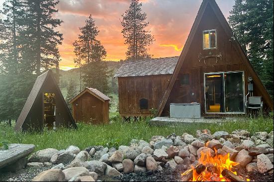 Rustic A-Frame Cabin