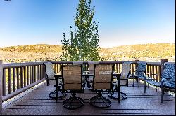 Panoramic Golf Course Views From the Expanded Deck of This Downhill Jeremy Ranch