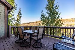 Panoramic Golf Course Views From the Expanded Deck of This Downhill Jeremy Ranch