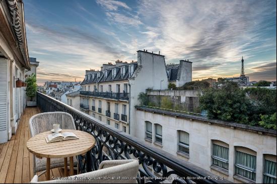 Paris 7th District - A superb 4-bed apartment with a balcony