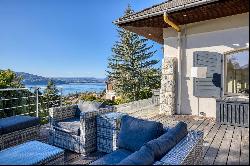 Beautiful villa with a panoramic view on the lake