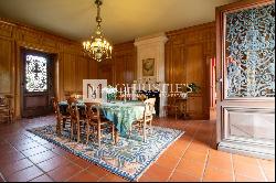 Spectacular chateau with pool and 163 acres of diverse land, one hour to Bordeaux