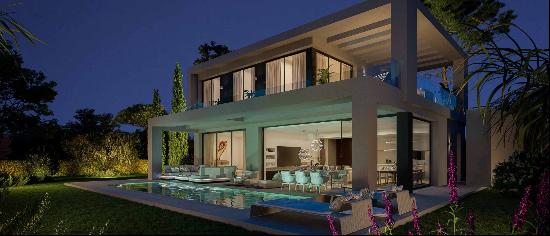 Beautiful contemporary and modern villa, in a secure enclave, Benahavis