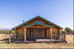 121 Acre Irrigated Ranch with Cabin, Overlooks Lake