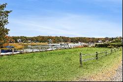 Waterfront: Beach on One Side, Cove with Dock on the Other