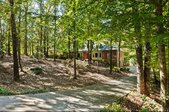 Traditional Brick Home On Private Acreage In Rosewell