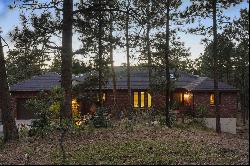 Remarkable custom rancher on 5 acres with views of Pikes Peak