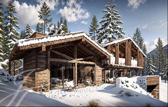 Chalet "Pegasus" completely renovated 5' from the centre of Crans-Montana