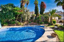 Andalusian-style villa with sea views and guest house in Rincon de la Victoria